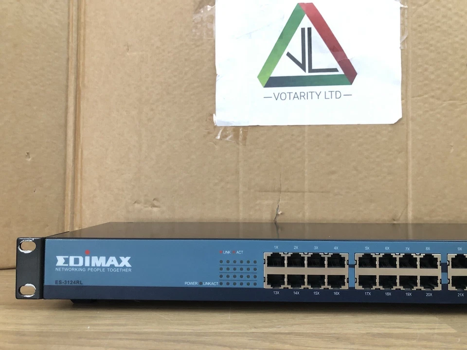 Edimax ES-3124RL FastEthernet Switch with UK PSU Edimax 24-Port Switch -Inc VAT - Image 4 of 4