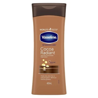 Vaseline Body Lotion Cocoa Radiant 48h Feuchtigkeit IntensiveCare braun 1x400 ml