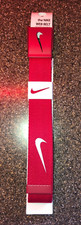 Nike Golf Tech Essential Web Belt Red One Size NWT