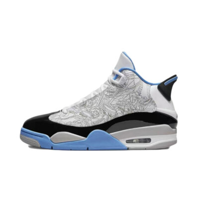 Nike Air Jordan Dub Zero White University Blue Black 311046-114 | eBay