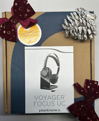 Plantronics Voyager Focus UC Ohraufliegende Kopfhörer-Schwarz W23-JU7534