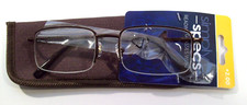 New Men's Foster Grant Simply Specs Reading Glasses 2.00, Hal BRN