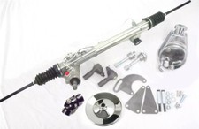 Mustang Ii 2 Power Rack Pinion Steering Kit Pump U-joint Tie Rod Bolts Pulley