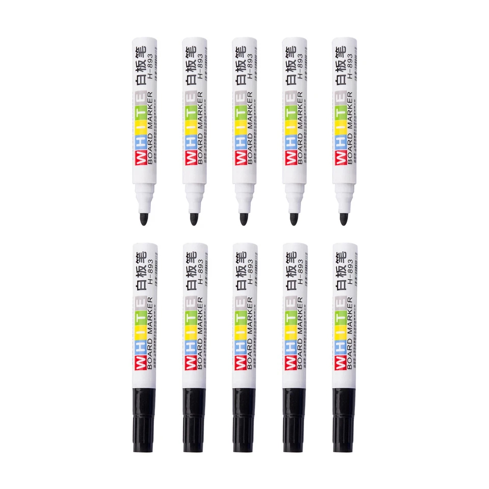 Longlasting Whiteboard Marker Erasable Low Odor Black Blue Red ink School Office - image 3 of 4