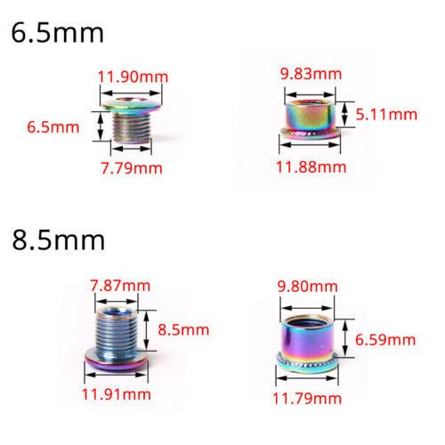 Tornillos de bielas individuales/dobles/triples KRSEC 4/5 piezas - Imagen 2 de 14