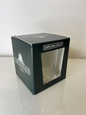 Diplomatico Rum Rocks Glas Winter 2024 Brandneu Verpackt Man Cave Bar