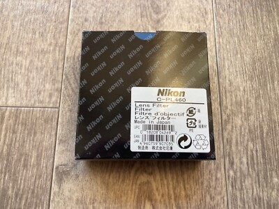 Nikon C-PL460 Built-in Circular Polarizing Filter Black New in Box from Japan