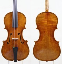 Baroque Violin  Oil Varnish, Giovanni Paolo Maggini 4/4 Violin Copy  8457