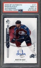 2020 SP Authentic Rookie Autograph Martin Kaut RC Auto /999 PSA 9