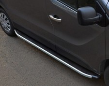 Aluminium Side Steps Bars Running Boards To Fit L2 Vauxhall Vivaro (2014+)