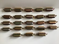 LOT OF 23-CINCH DA-15P 15-PIN CONNECTOR, DA15P  ( 0905)