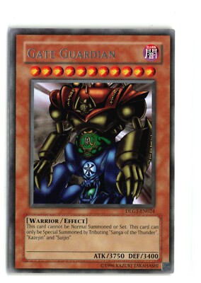 Yugioh! LP Gate Guardian - DLG1-EN024 - Rare - Unlimited Edition LP | eBay
