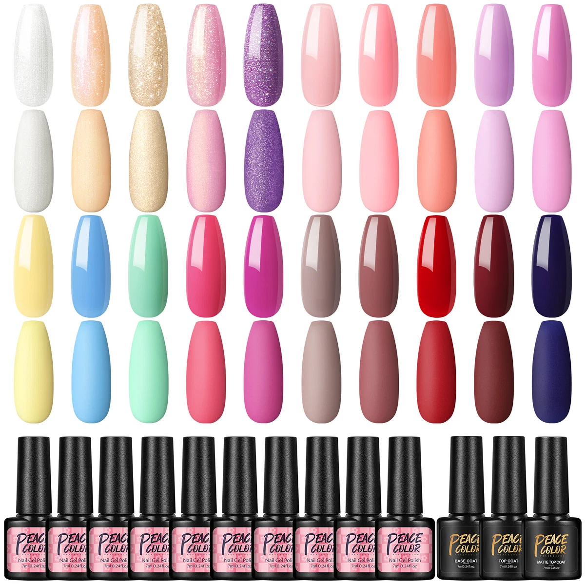 Top, Base, Matte Coat- Set Of 3 | Top, Base, Matte Coat- Set Of 3
