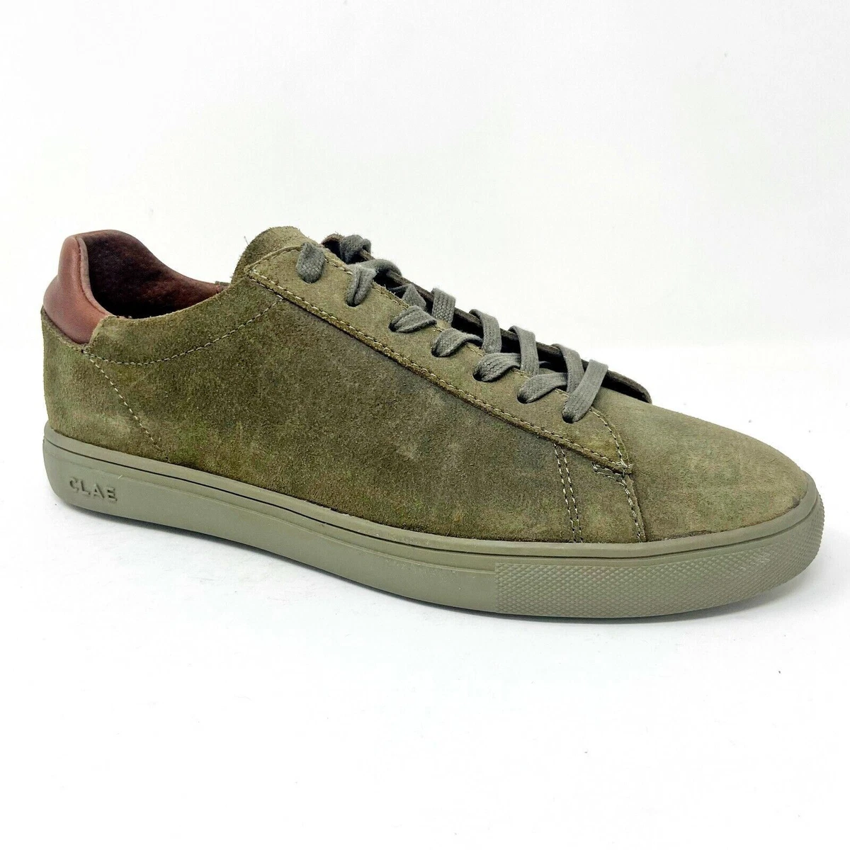 Clae bradley mid black waxed suede sale