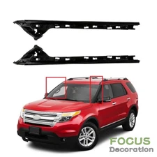 Windshield Side Molding A-Pillar Trim Mount Brackets RH+LH For 2011-19 EXPLORER