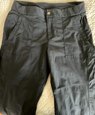 WOMENS ATHLETA DARK GREY CAPRI PANTS 14 T