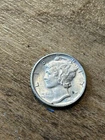 1944S Mercury Dime AU+