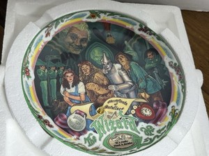 bradford exchange plates If I Only Had A Brain From Wizard Of Oz With Music box