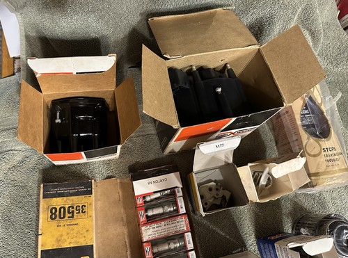 NOS PARTS LOT Vintage Champion Spark Plugs Distributor Caps Trans-Medic MORE - Picture 11 of 19