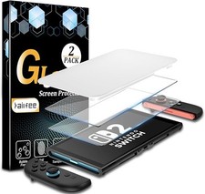 2-PC Tempered Glass Screen Protector Nintendo Switch 2 7.9 Inch