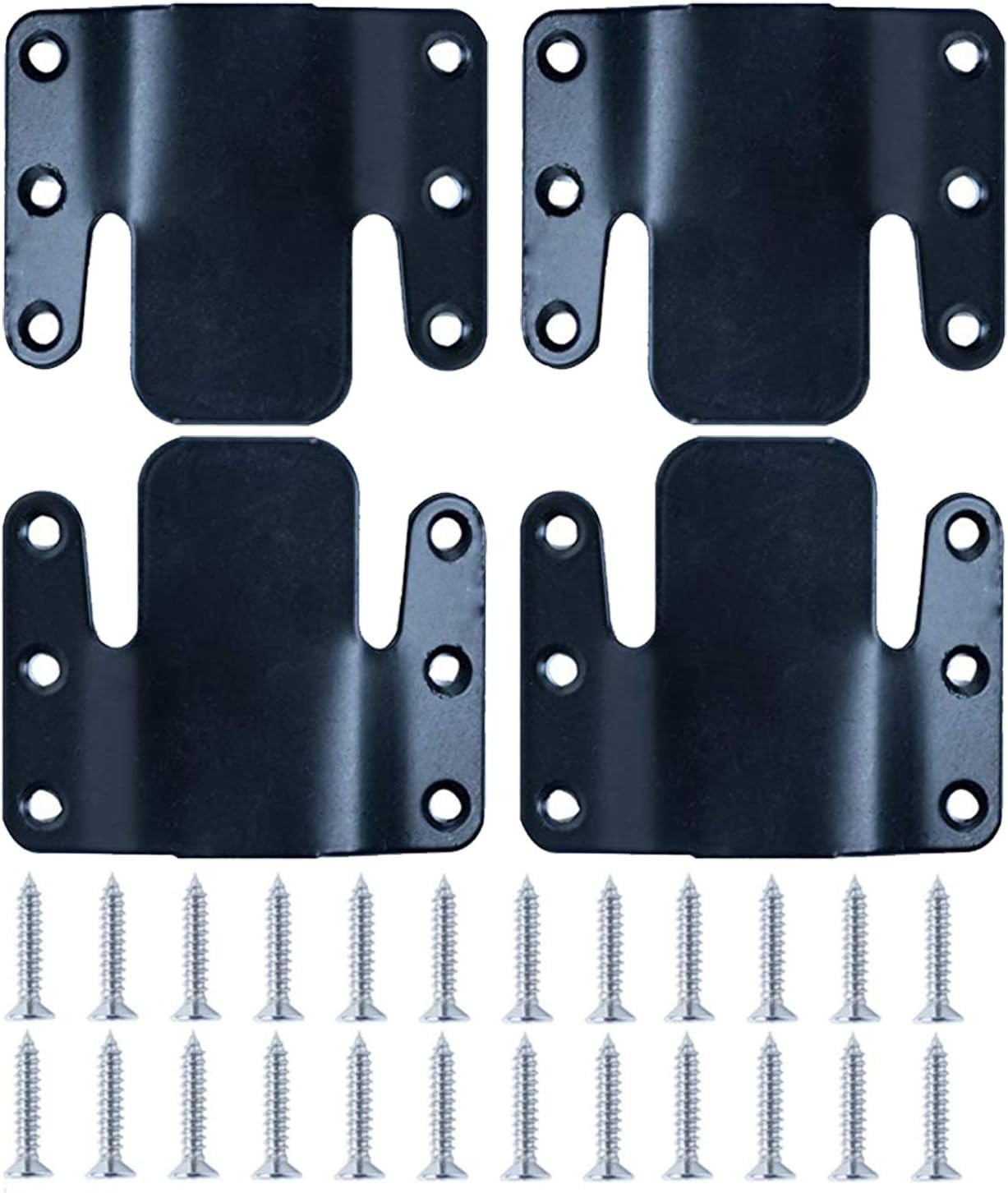 Universal Sectional Sofa Interlocking Sofa Connector Bracket with Hardware- 2 Se