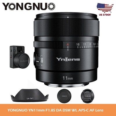 YONGNUO YN11mm F1.8S DA DSM WL APS-C AF Lens + Remote for Sony E-mount Cemras
