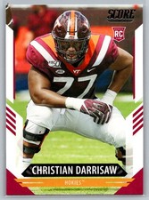 Christian Darrisaw 2021 Score FOOTBALL #369 Virginia Tech Hokies RC