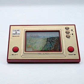 Nintendo Game & Watch Octopus Wide Screen Tested Very Clean Vintage Japan 60048