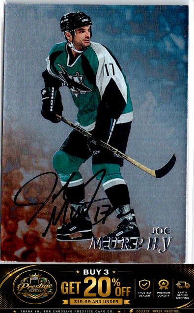 1998-99 Be A Player Joe Murphy Gold Autograph Auto #271 Sharks