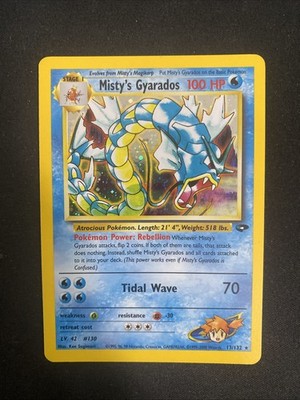 Misty's Gyarados 13/132 Gym Challenge Holo