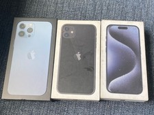 Apple iPhone 15 Pro 13 Pro Max iPhone 11 Empty Boxes Only