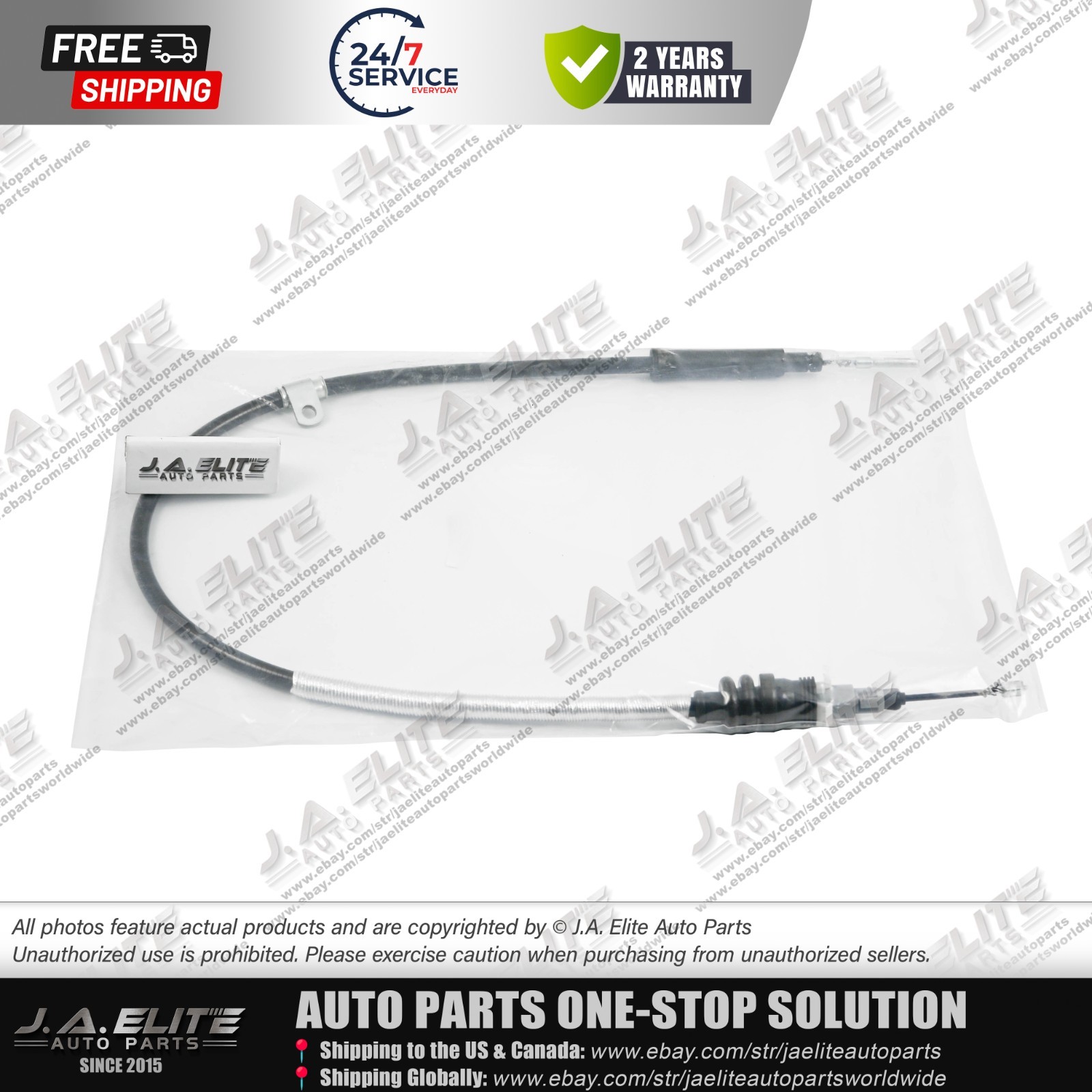 Maserati GranCabrio 2003-2012 Parking brake cables 2 pcs P/N 221901