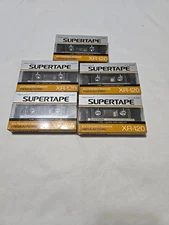 5 New Realistic SUPERTAPE XR-120 Super High Fidelity Cassette Tape
