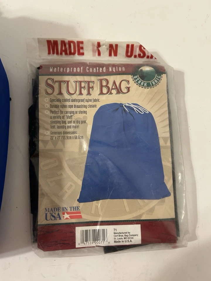 Stearns 2 PC Adult PVC Rainsuit Blue XL waterproof. - Image 3 of 4