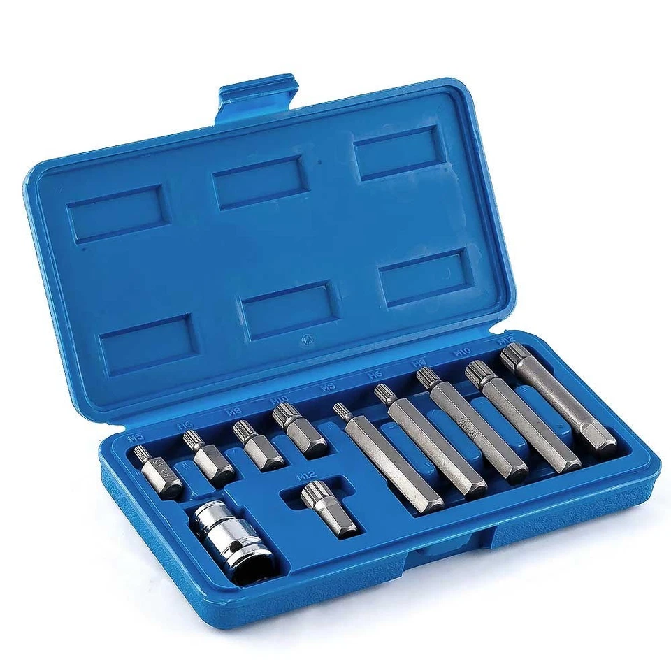 Set Chiavi Maschio Inserti Portainserti Millerighe Chiavi Xzn Attrezzi Officina - Imagen 4 de 4