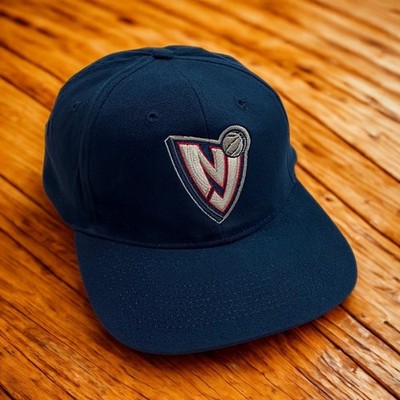 New Jersey Nets Blockhead Logo Vintage 90s Snapback Hat NBA OSFA EUC