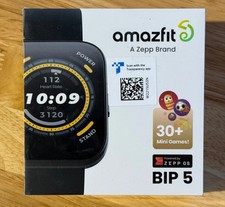 Amazfit Brand Bip 5 Smartwatch, Black