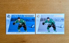 Jason Robertson 2024-25 UD SP Authentic Maximum Performance Base & Blue Parallel