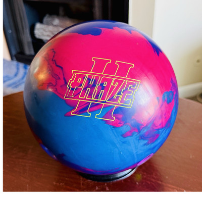 Storm Phaze II 15 lb Reactive Resin Drilled Bowling Ball Purple