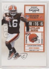2010 Playoff Contenders Josh Cribbs #023 04qn