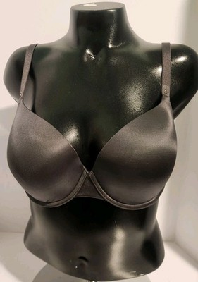 (2) Victoria Secret Demi Up Lift Bras Black Size 34DD