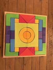 Grimms Grundbaukasten Nr. 1, Bausteine, Spielzeug, Bausteine, Holzbausteine 