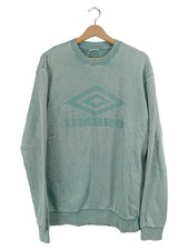 Umbro Sweatshirt Herren Pullover Logo-Print Türkis Gr. M
