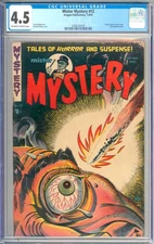 Mister Mystery #12 Classic Cover Pre-Code Horror Golden Age Aragon 1953 CGC 4.5