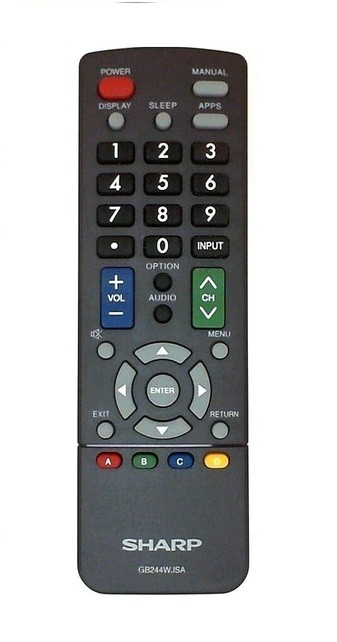 Пульт дистанционного управления коммерческим дисплеем Sharp GB244WJSA OEM-замена-Открытая коробка