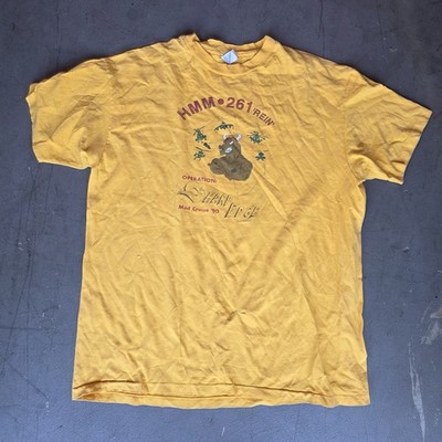 USMC 1991 HMM RHEIN LIBERIA Conflict vintage Tee Shirt t-shirt sz XL