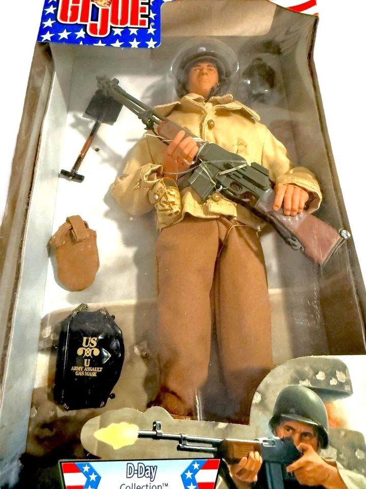 G.I. Figura de acción Joe Omaha Beach Ejército Infantería Nuevo Sellado Hasbro 2001 Foto 4 de 4