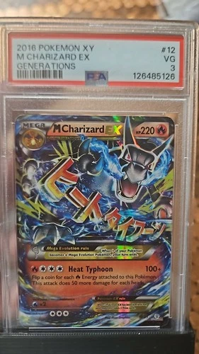 2016 Pokemon XY Generations #12 M Charizard EX PSA 3 VG