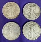 Walking Liberty Half Dollar United States Silver Coins Set of 4 42D 42P 42D 42S