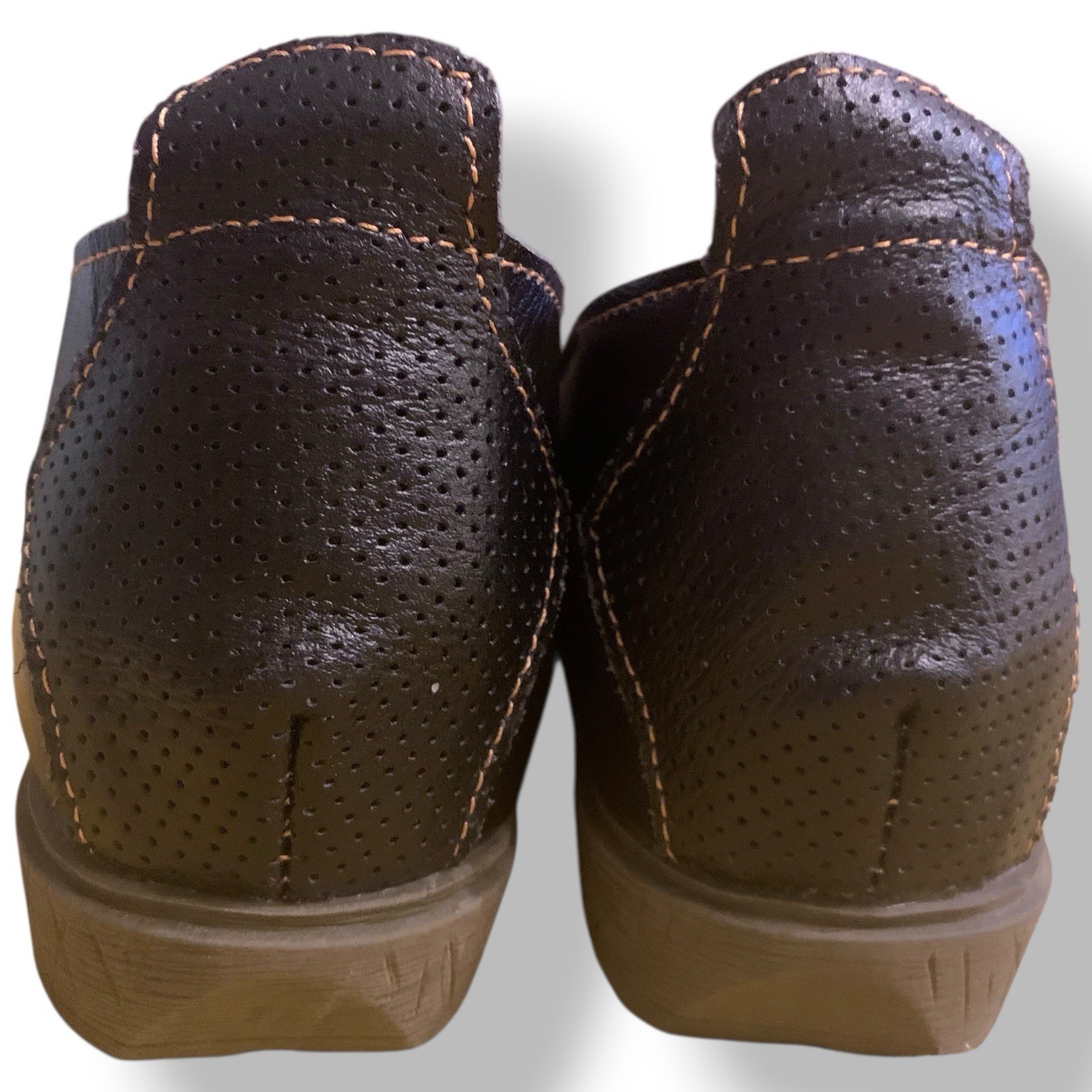 TMA EYES & MAiA Black Hand Stitched Leather Mary Janes Comfort Sz 8 US 39 EU